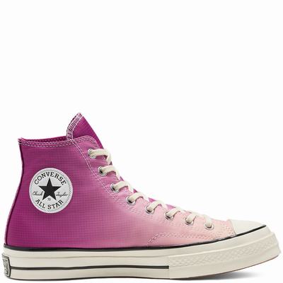 Converse Unisex Primaloft Chuck 70 - Naisten Matalavartiset Tennarit - Pinkki Viininpunainen/Keltain